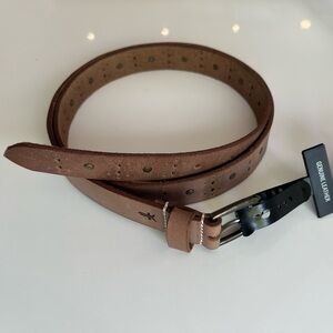 BRAND NEW L Brown Frye leather belt